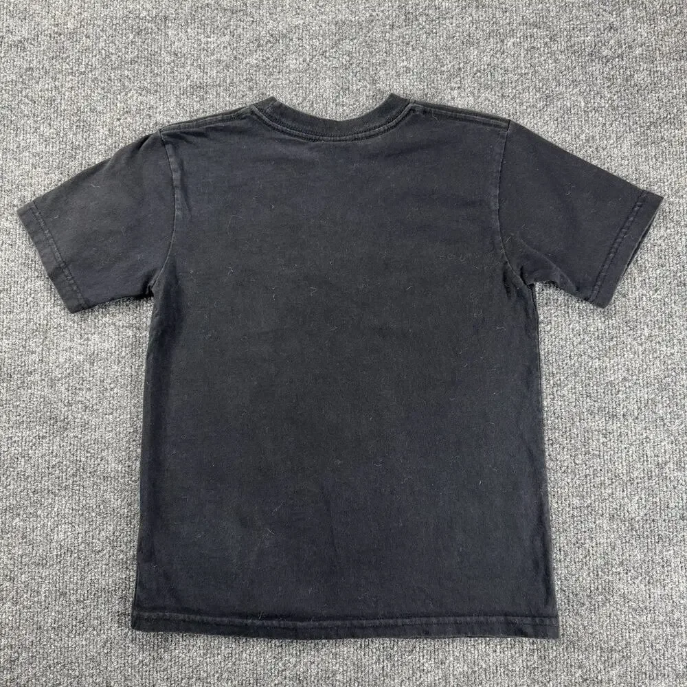 Vintage Y2K South Pole Kids Youth Graphic T Shirt Black Size Large (7) Skater